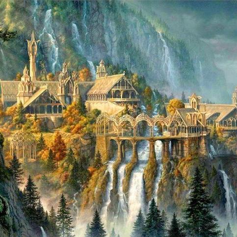 ( CRAFTS ) The Rivendell Waterfalls Cross Stitch Pattern***LOOK***Buyers Can Download Your Pattern As Soon As They Complete The Purchase