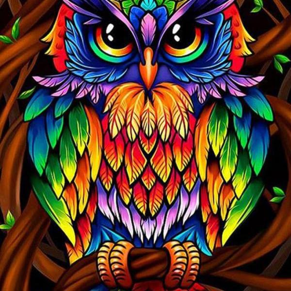 Colorful Owl Cross Stitch Pattern***LOOK***Buyers Can Download Your Pattern As Soon As They Complete The Purchase