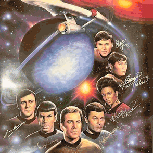 Star Trek Crew Cross Stitch Pattern***L@@K***Buyers Can Download Your Pattern As Soon As They Complete The Purchase
